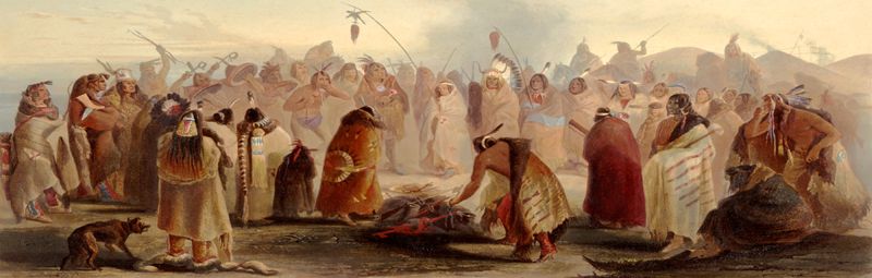HidatsaDanceKarl BodmerAbt1840 800