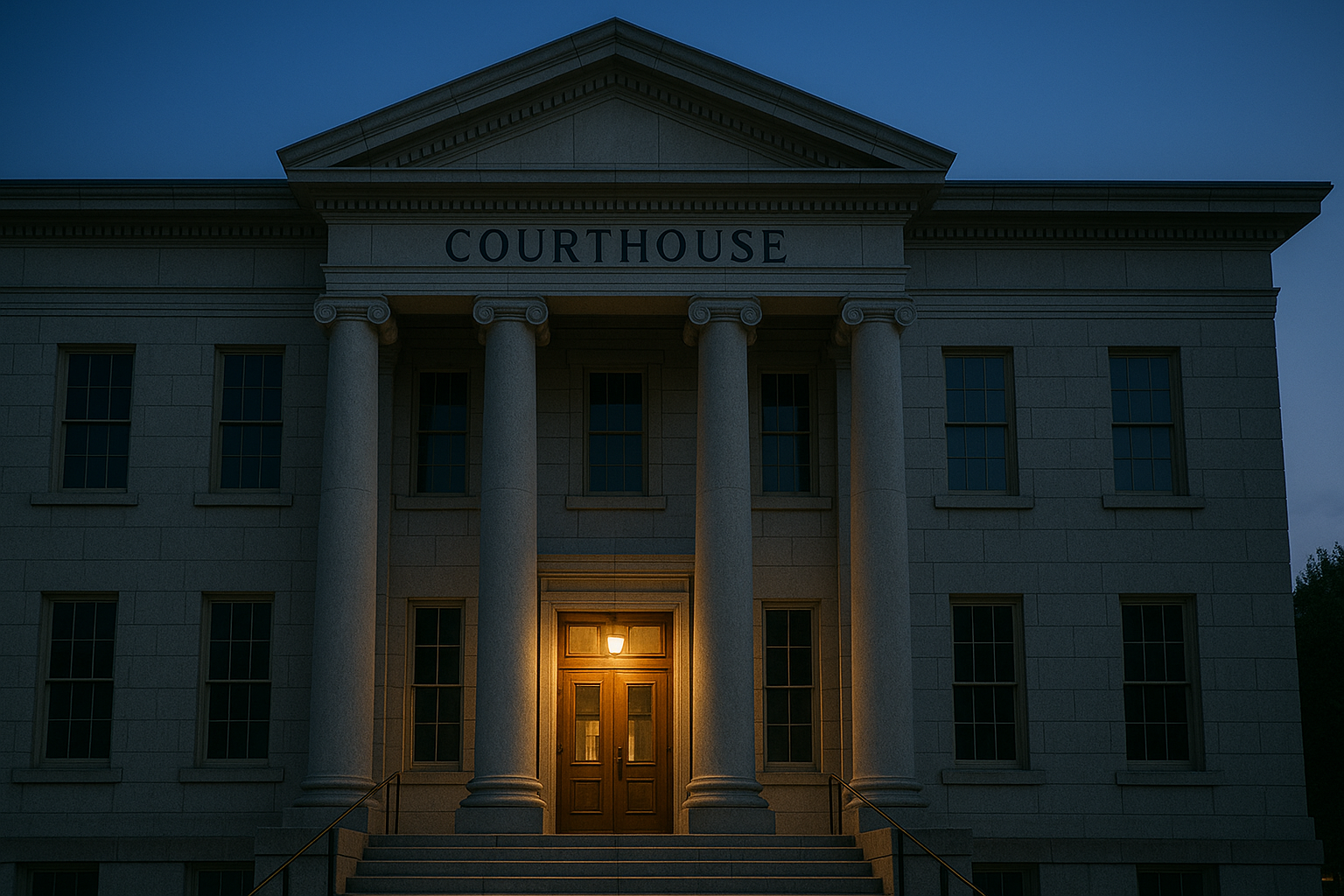Courthouse Image Dusk