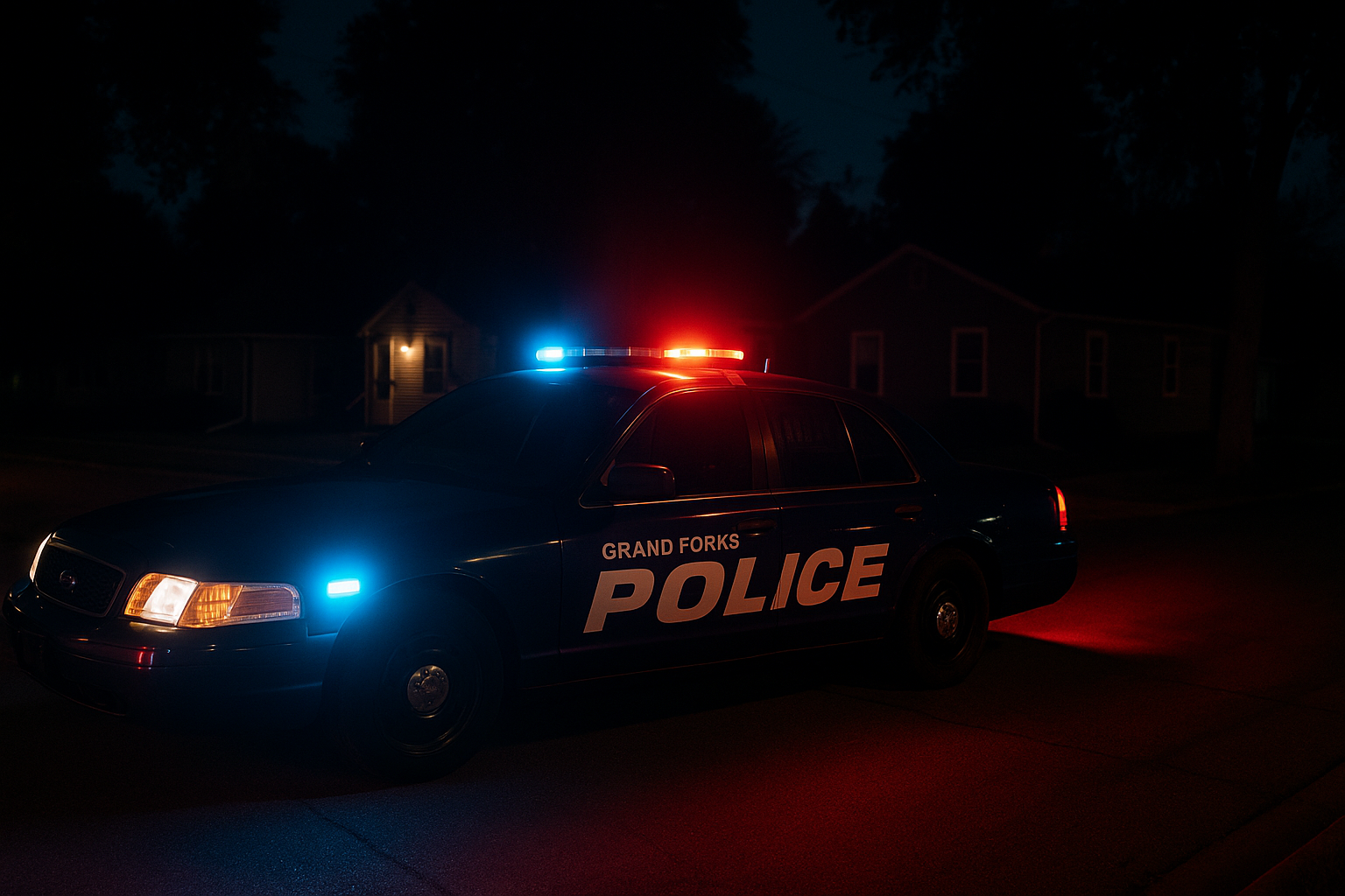 Grand Forks Police Nighttime