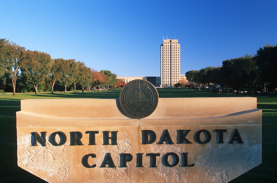 The North Dakota State Capito80c474