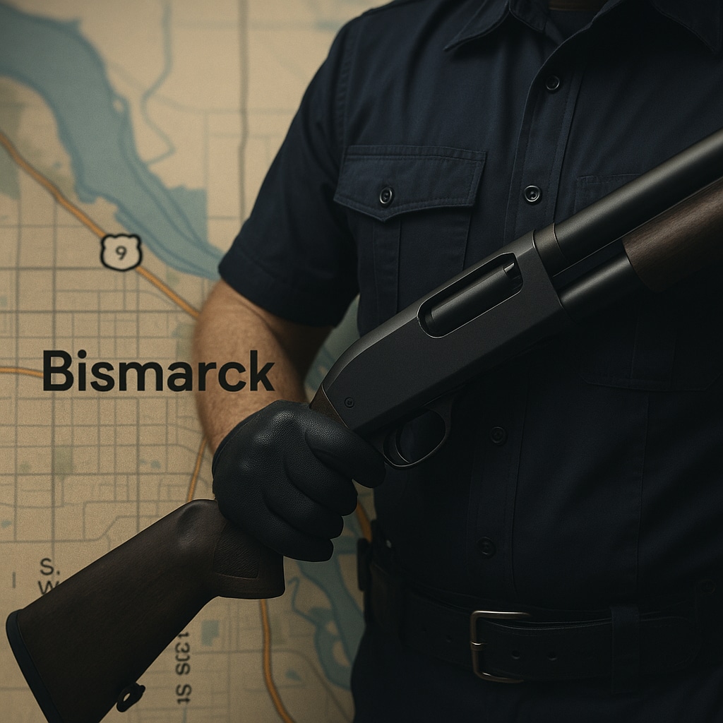 Symbolic Image Of A Shotgun (Handled By Law Enforcement)