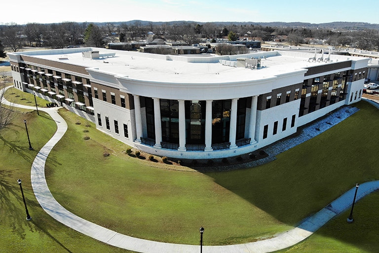 New Building Ariel View