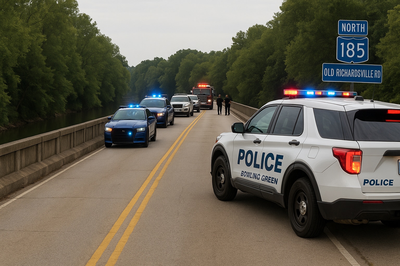Thief arrested after dragging copper wire under Bowling Green bridge