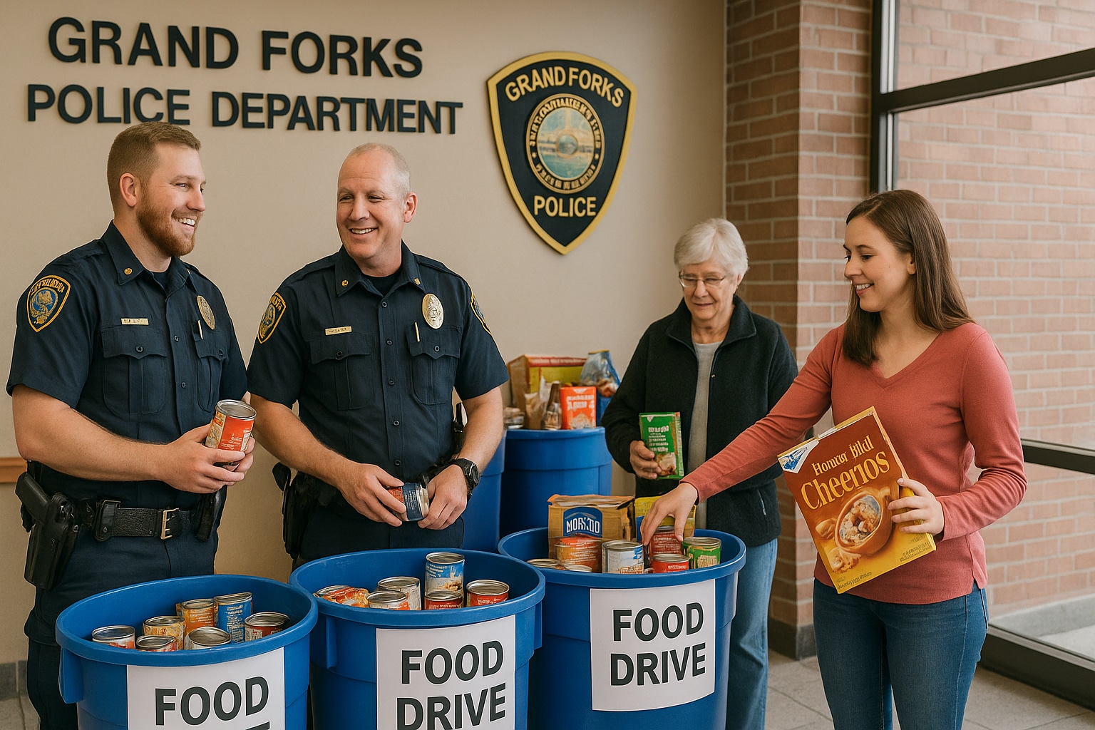 Grand Forks Police Expand Food Drive to Meet Rising Need