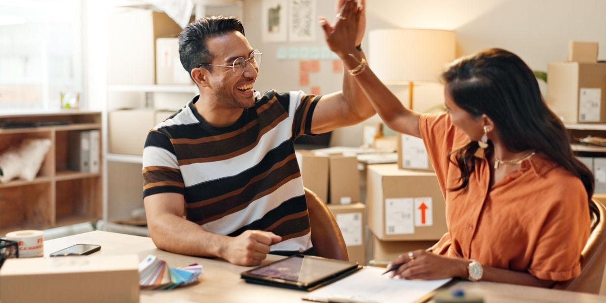 entrepreneur winning sales goals