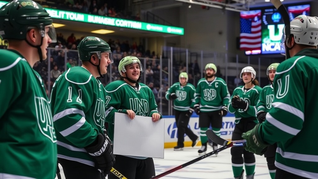 UND Hockey Team Advances to NCAA Tournament Amidst Community Support