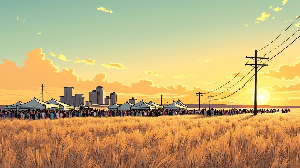 Editorial illustration: Date Night in Bismarck: Fun Events This Weekend