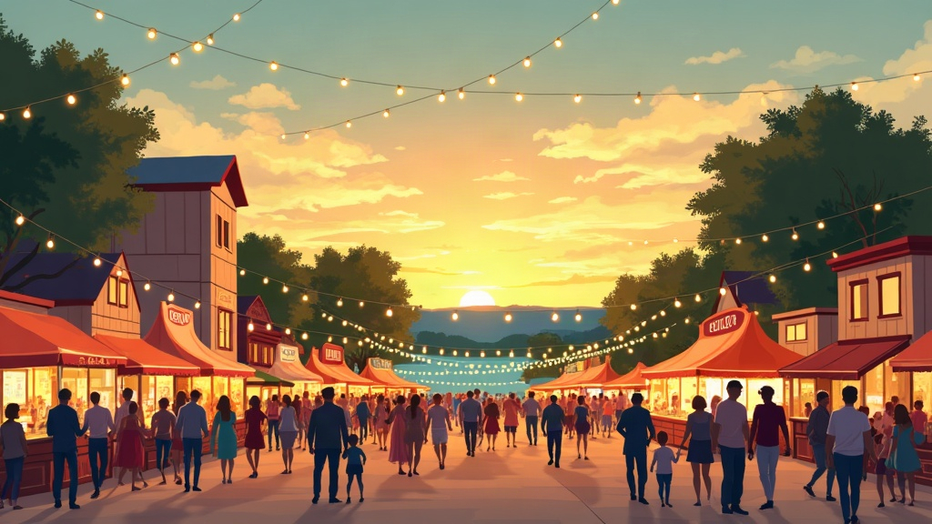 Editorial illustration: Explore Fun and Free Events in Bismarck This Weekend