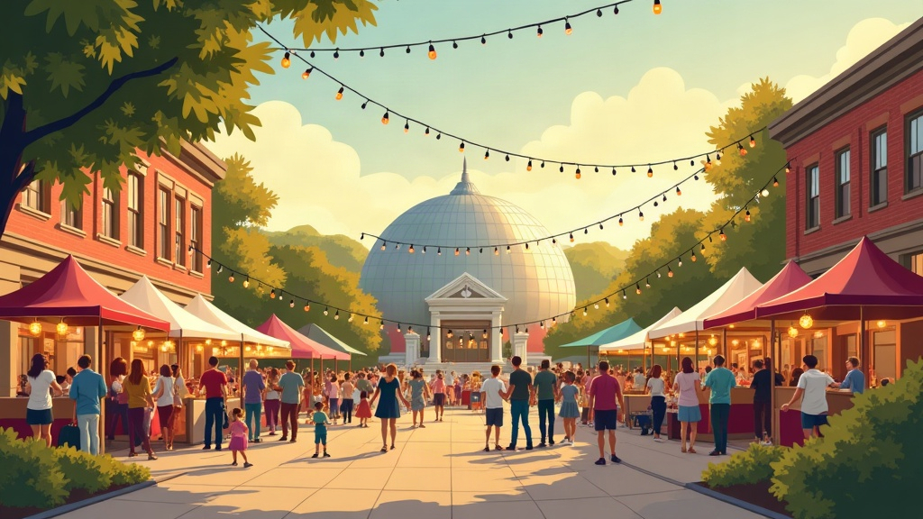 Editorial illustration: Families welcome fall at Jackson’s Orchard AppleFest