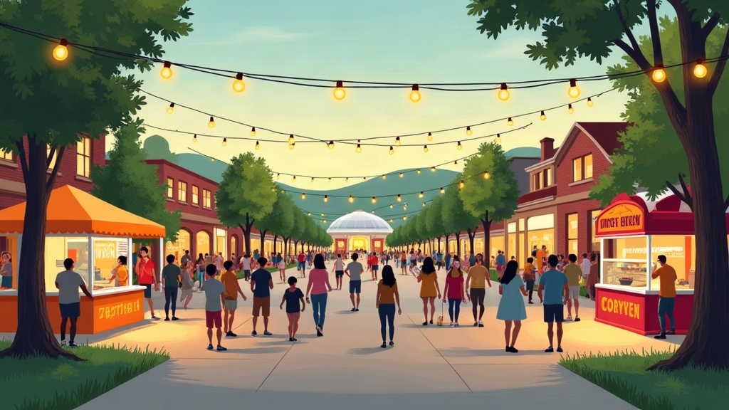 Editorial illustration: Exciting Weekend Events in Bowling Green: October 2-4