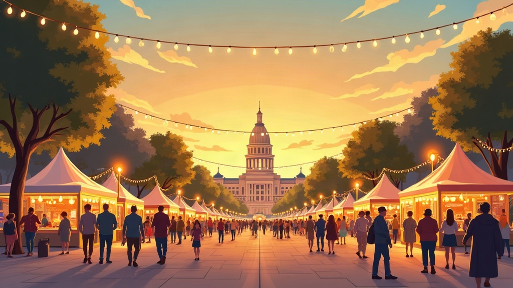 Editorial illustration: Your Weekend Guide: Exciting Events in Bismarck, ND
