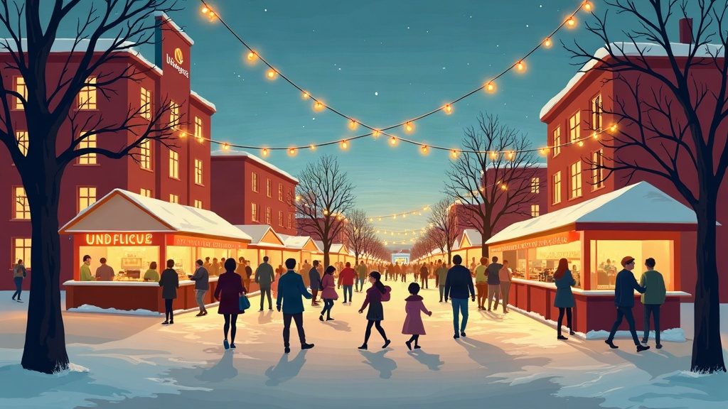 Editorial illustration: Family Weekend Guide: Fun Events in Grand Forks, October 9-11