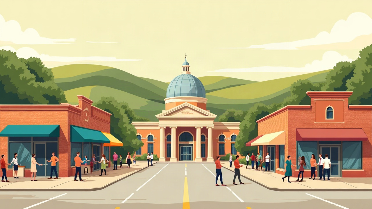Editorial illustration: Downtown Bowling Green Storefronts Eligible for Matching City Grants