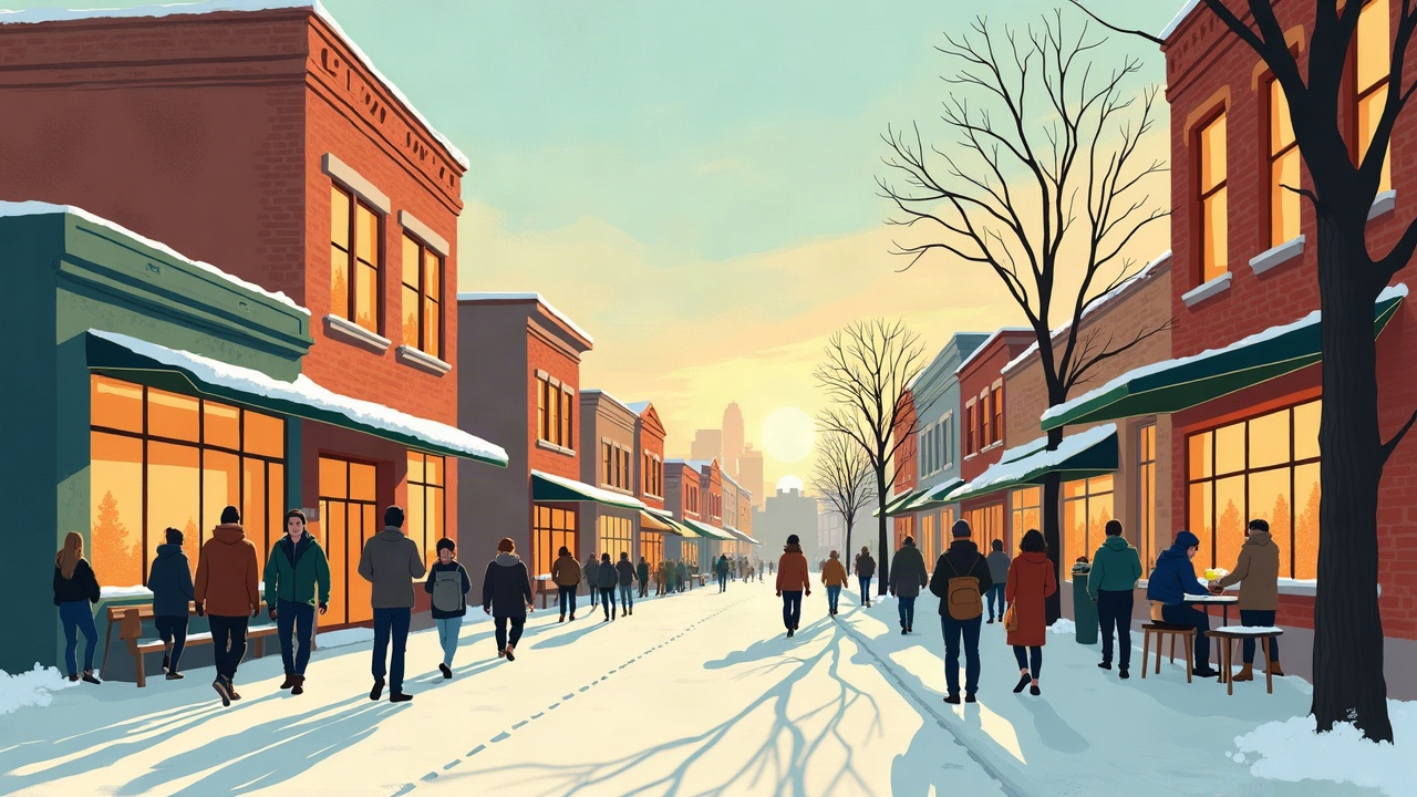 Editorial illustration: Starbucks on South Washington Street in Grand Forks Closes as Chain Cuts About 250 Stores