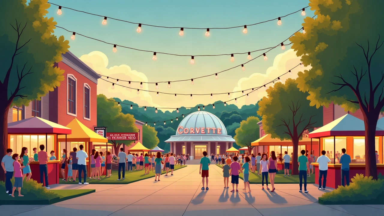 Editorial illustration: Family Weekend Guide: Fun Activities in Bowling Green, October 16-18