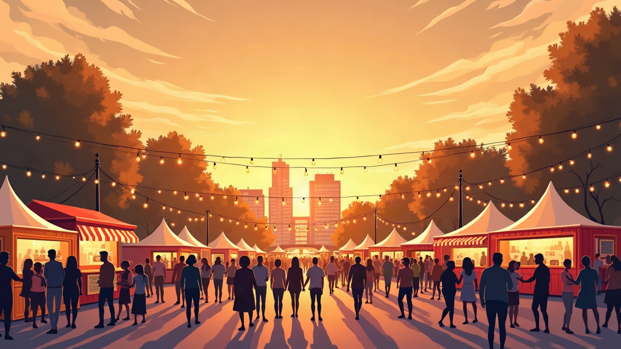 Editorial illustration: Family Weekend Guide: Fun Events in Bismarck, October 23-25