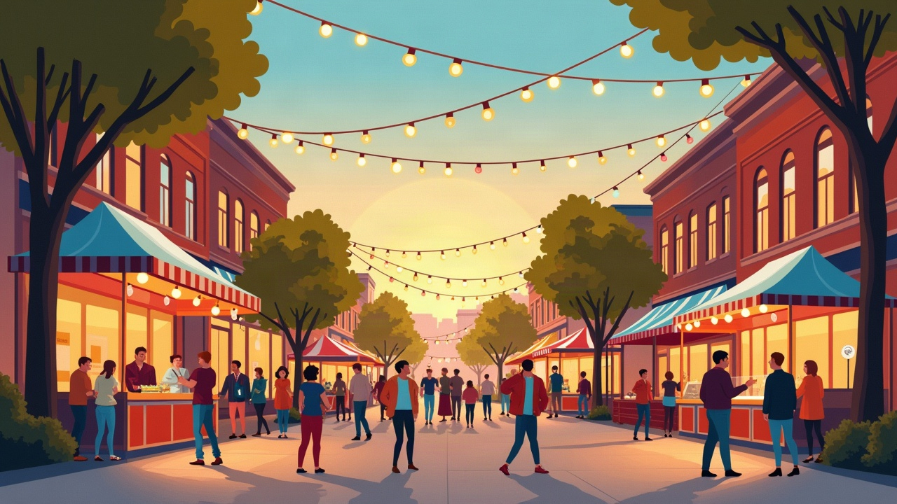 Editorial illustration: Family Weekend Guide: Fun Activities in Wausau, October 23-25